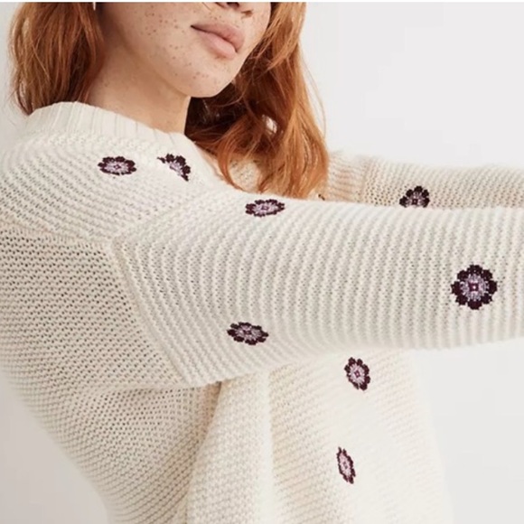 ✨ 🌻MADEWELL🌻 Medallion Sweater size M - Picture 9 of 9